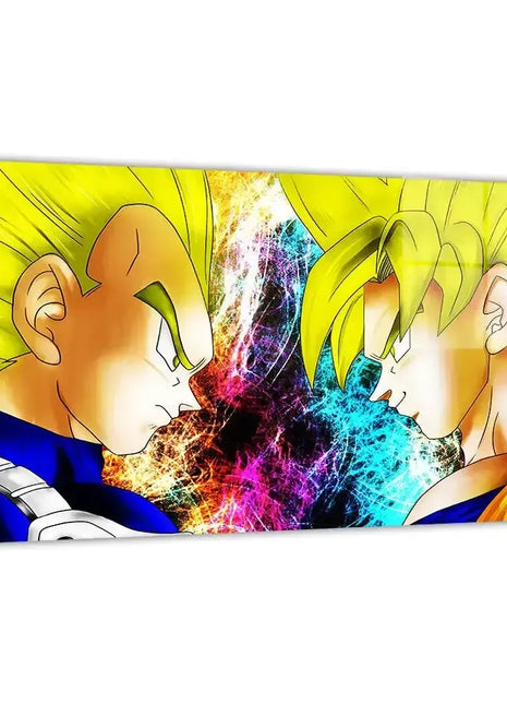 Goku & Vegeta Wall Art | Dragon Ball Z Acrylic, Metal & Canvas Print - Snapping Turtle Gallery