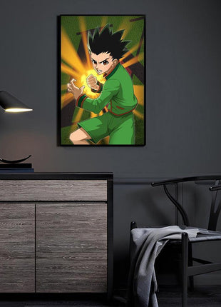 Gon Freecss Wall Art | Hunter x Hunter Acrylic, Metal & Canvas - Snapping Turtle Gallery