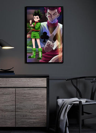 Gon vs Hisoka Wall Art | Hunter x Hunter Fan Art | Snapping Turtle Gallery - Snapping Turtle Gallery