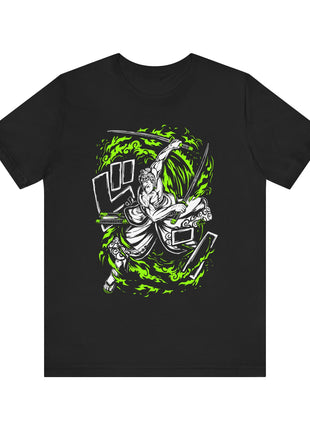 Green Flame Swordsman Anime Shirt | Snapping Turtle Gallery [variant_option1] Print, Premium Wall Art by Snapping Turtle Gallery