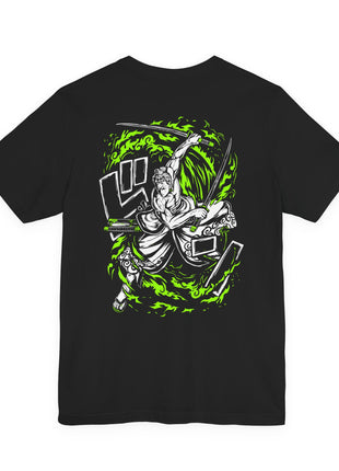 Green Flame Swordsman Anime Shirt | Snapping Turtle Gallery [variant_option1] Print, Premium Wall Art by Snapping Turtle Gallery