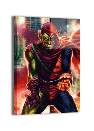 Green Goblin & Hobgoblin Wall Art | Spider-Man Fan Art | Snapping Turtle Gallery [variant_option1] Print, Premium Wall Art by Snapping Turtle Gallery
