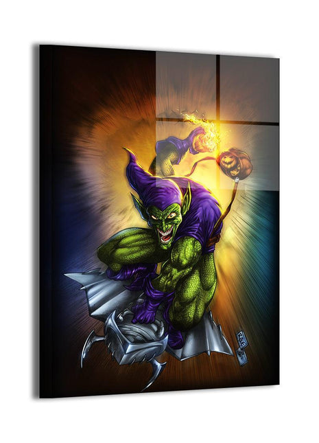 Green Goblin Wall Art | Marvel Spider-Man HD Acrylic, Metal & Canvas - Snapping Turtle Gallery
