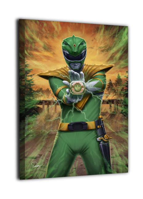 Green Ranger Wall Art | Power Rangers Acrylic, Metal & Canvas - Snapping Turtle Gallery