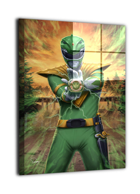 Green Ranger Wall Art | Power Rangers Acrylic, Metal & Canvas - Snapping Turtle Gallery