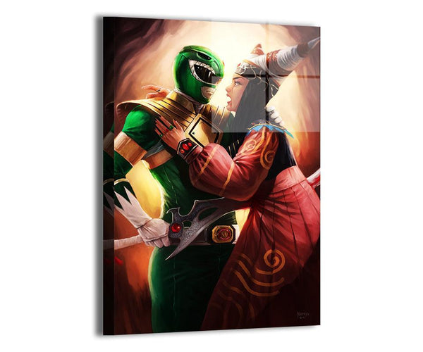 Green Ranger Vs Red Ranger The Power Ranger Fan Art