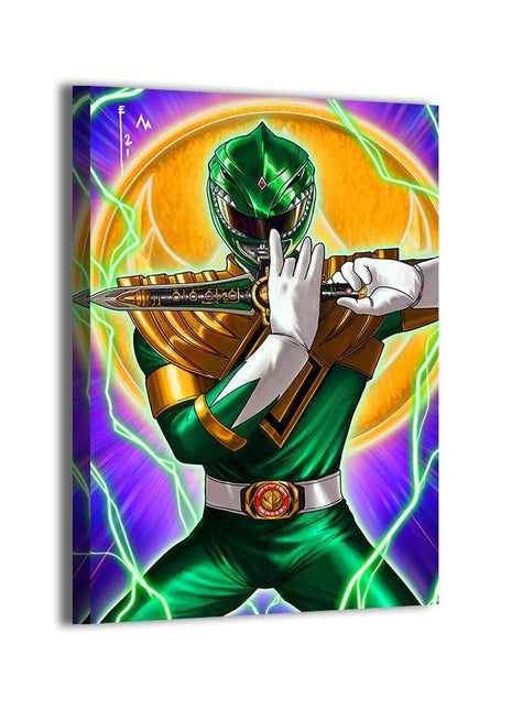 Green Ranger Wall Art | Power Rangers HD Acrylic, Metal & Canvas Print - Snapping Turtle Gallery