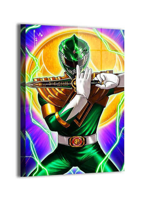Green Ranger Wall Art | Power Rangers HD Acrylic, Metal & Canvas Print - Snapping Turtle Gallery
