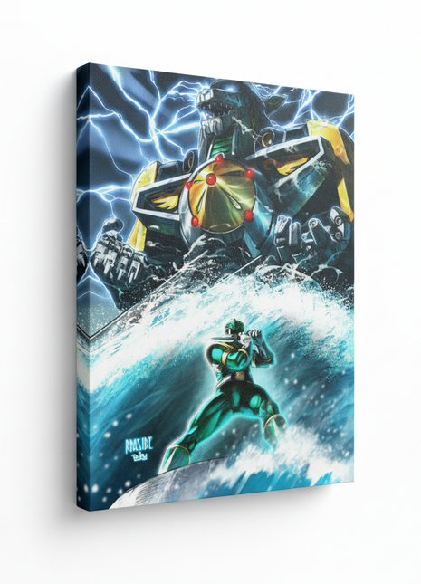 Green Ranger Wall Art | Power Rangers Fan Art | Snapping Turtle Gallery - Snapping Turtle Gallery