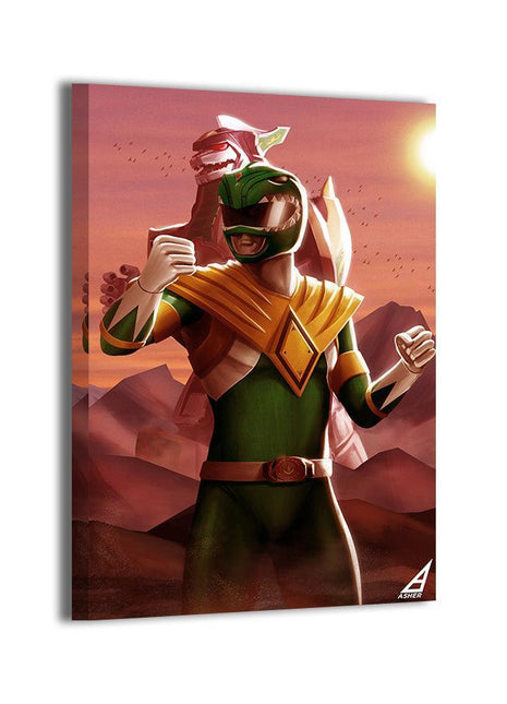 Green Ranger Wall Art | Power Rangers HD Acrylic, Metal & Canvas Print - Snapping Turtle Gallery