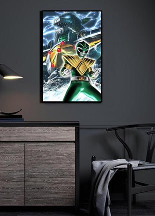 Green Ranger Wall Art | Power Rangers Fan Art | Snapping Turtle Gallery - Snapping Turtle Gallery