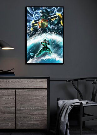 Green Ranger Wall Art | Power Rangers Fan Art | Snapping Turtle Gallery - Snapping Turtle Gallery