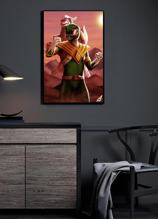 Green Ranger Wall Art | Power Rangers HD Acrylic, Metal & Canvas Print - Snapping Turtle Gallery