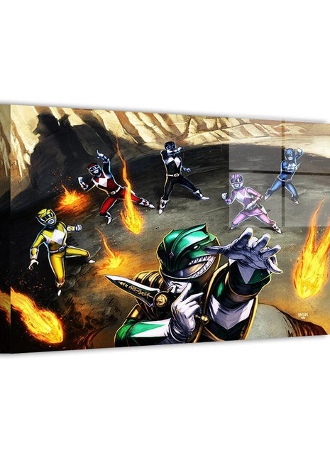 Green Ranger Wall Art | Power Rangers Fan Art | Snapping Turtle Gallery [variant_option1] Print, Premium Wall Art by Snapping Turtle Gallery