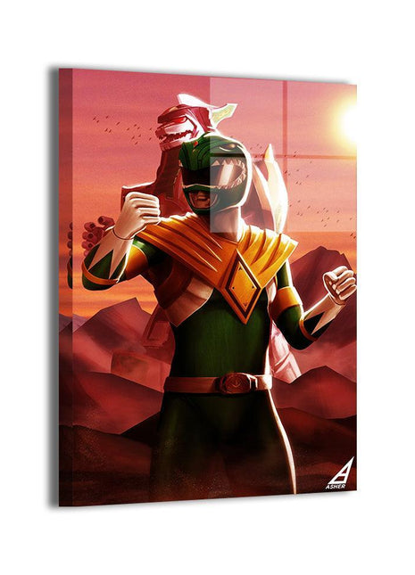 Green Ranger Wall Art | Power Rangers HD Acrylic, Metal & Canvas Print - Snapping Turtle Gallery