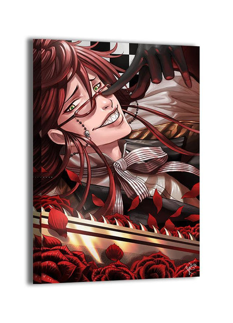 Grell Sutcliff Wall Art | Black Butler HD Acrylic, Metal & Canvas - Snapping Turtle Gallery