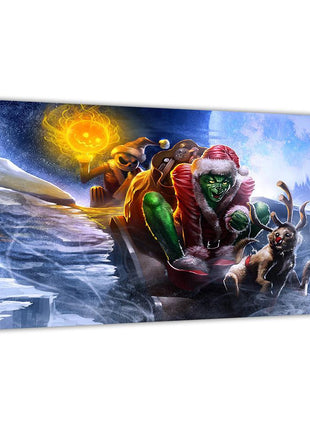 Grinch Wall Art | Holiday Fan Art | Snapping Turtle Gallery - Snapping Turtle Gallery