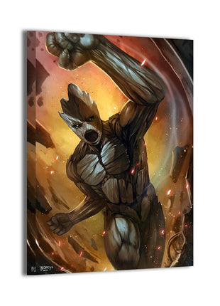 Groot Wall Art | Marvel Ultra-HD Acrylic, Metal & Canvas Print - Snapping Turtle Gallery