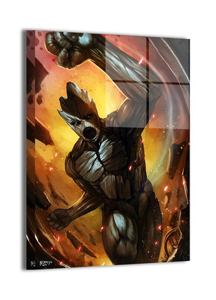 Groot Wall Art | Marvel Ultra-HD Acrylic, Metal & Canvas Print - Snapping Turtle Gallery