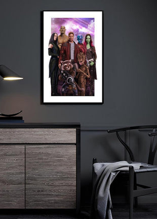 Guardians of the Galaxy Marvel Art | Acrylic, Metal & Canvas - Snapping Turtle Gallery