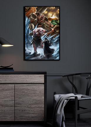 Frozen Pass Ambush Wall Art