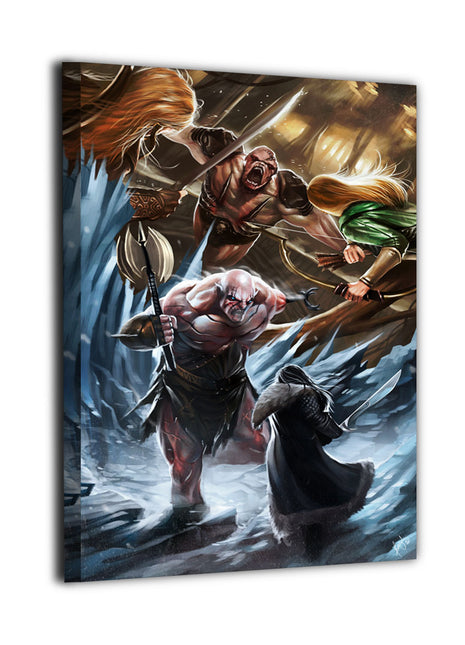 Frozen Pass Ambush Wall Art