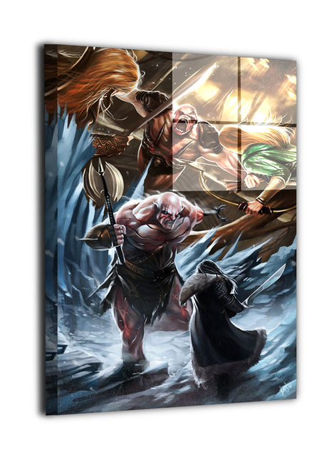 Frozen Pass Ambush Wall Art