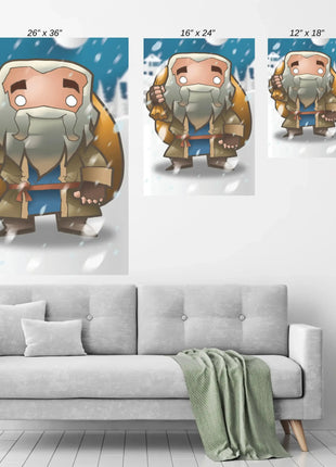 Hagrid Wall Art | Harry Potter Ultra-HD Acrylic, Metal & Canvas Print - Snapping Turtle Gallery