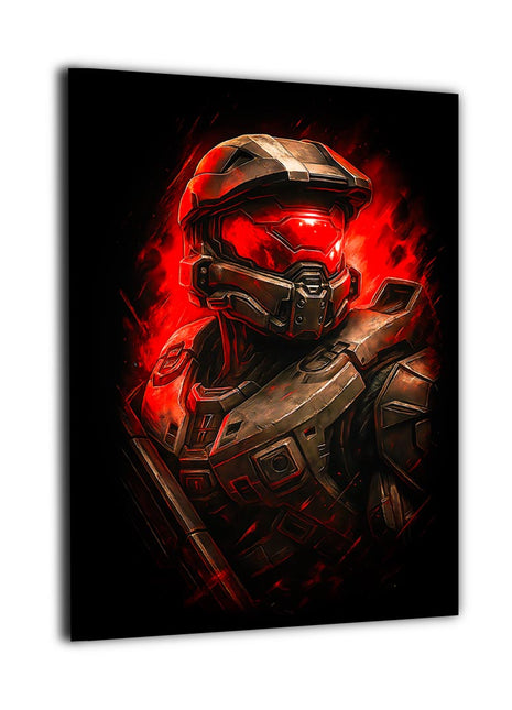 Spartan Red Alert Wall Art