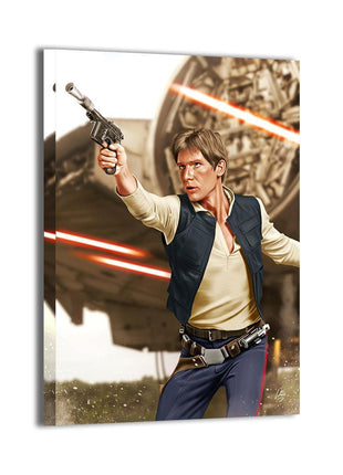 Han Solo Wall Art | Star Wars Fan Art | Snapping Turtle Gallery - Snapping Turtle Gallery