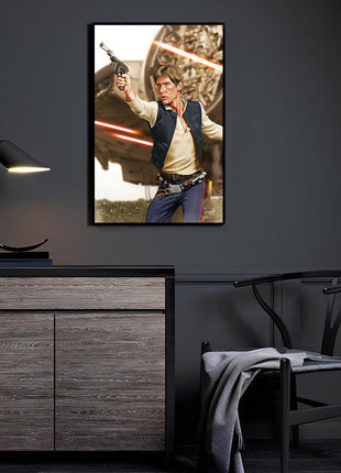 Han Solo Wall Art | Star Wars Fan Art | Snapping Turtle Gallery - Snapping Turtle Gallery