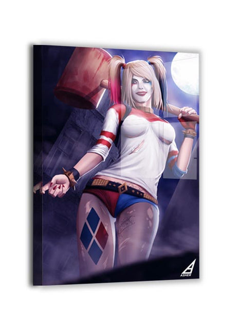 Harley Quinn Wall Art | DC Fan Art | Snapping Turtle Gallery [variant_option1] Print, Premium Wall Art by Snapping Turtle Gallery