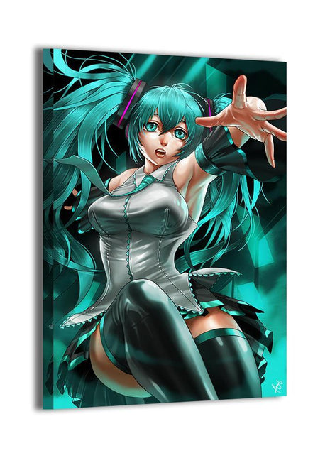 Hatsune Miku Wall Art | Acrylic, Metal & Canvas Print - Snapping Turtle Gallery