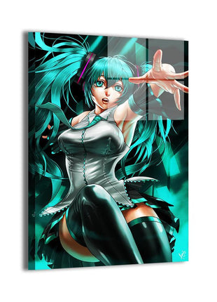 Hatsune Miku Wall Art | Acrylic, Metal & Canvas Print - Snapping Turtle Gallery