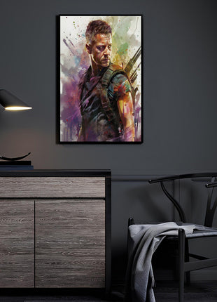 Hawkeye Wall Art | Marvel Ultra-HD Acrylic, Metal & Canvas Print - Snapping Turtle Gallery