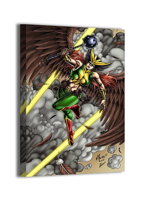 Hawkgirl Wall Art | Justice League Fan Art | Snapping Turtle Gallery - Snapping Turtle Gallery