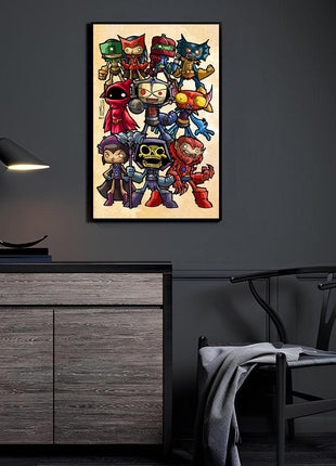 He-Man Wall Art | Masters of the Universe Fan Art | Snapping Turtle Gallery - Snapping Turtle Gallery