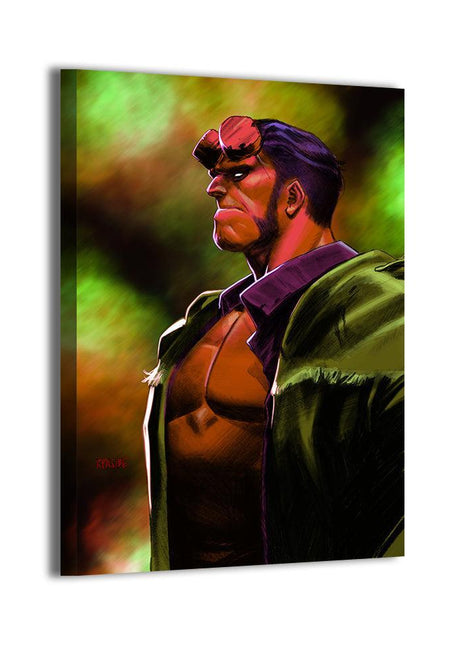 Hellboy Wall Art | Comic Fan Art | Snapping Turtle Gallery - Snapping Turtle Gallery