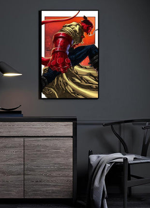 Hellboy Wall Art | Ultra-HD Acrylic, Metal & Canvas Print - Snapping Turtle Gallery