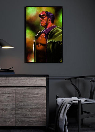 Hellboy Wall Art | Comic Fan Art | Snapping Turtle Gallery - Snapping Turtle Gallery