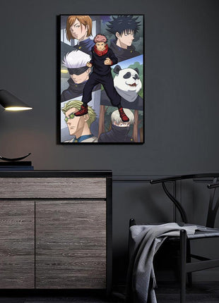 Jujutsu Kaisen Gojo Itadori Wall Art | HD Acrylic, Metal & Canvas - Snapping Turtle Gallery