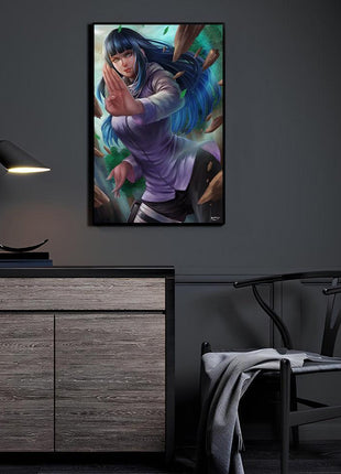 Hinata Wall Art | Naruto Ultra-HD Acrylic, Metal & Canvas Print - Snapping Turtle Gallery