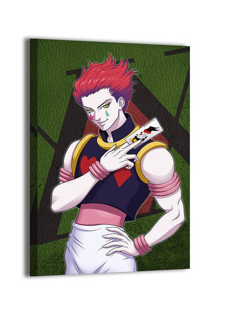 Hisoka Wall Art | Hunter x Hunter Acrylic, Metal & Canvas - Snapping Turtle Gallery