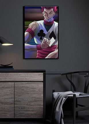 Hisoka Wall Art | Hunter x Hunter Fan Art | Snapping Turtle Gallery - Snapping Turtle Gallery