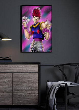 Hisoka Wall Art | Hunter x Hunter Fan Art | Snapping Turtle Gallery [variant_option1] Print, Premium Wall Art by Snapping Turtle Gallery