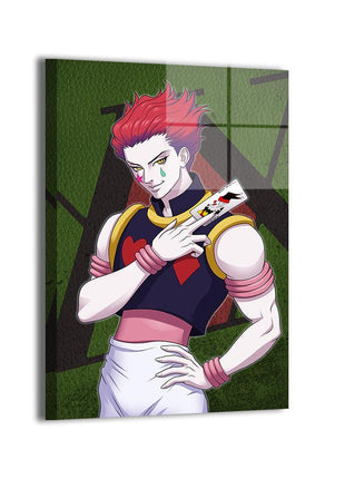Hisoka Wall Art | Hunter x Hunter Acrylic, Metal & Canvas - Snapping Turtle Gallery