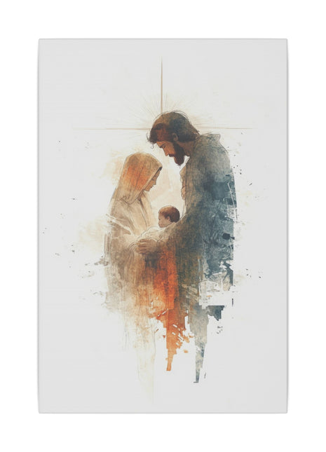 Holy Family Wall Art | Jesus Mary Joseph Acrylic, Metal & Canvas Print - Snapping Turtle Gallery