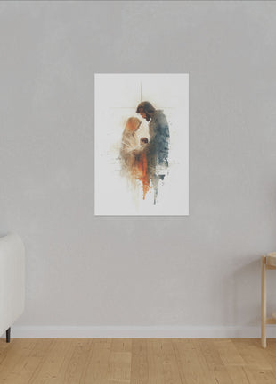 Holy Family Wall Art | Jesus Mary Joseph Acrylic, Metal & Canvas Print - Snapping Turtle Gallery