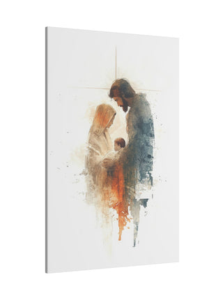 Holy Family Wall Art | Jesus Mary Joseph Acrylic, Metal & Canvas Print - Snapping Turtle Gallery