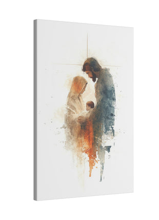 Holy Family Wall Art | Jesus Mary Joseph Acrylic, Metal & Canvas Print - Snapping Turtle Gallery